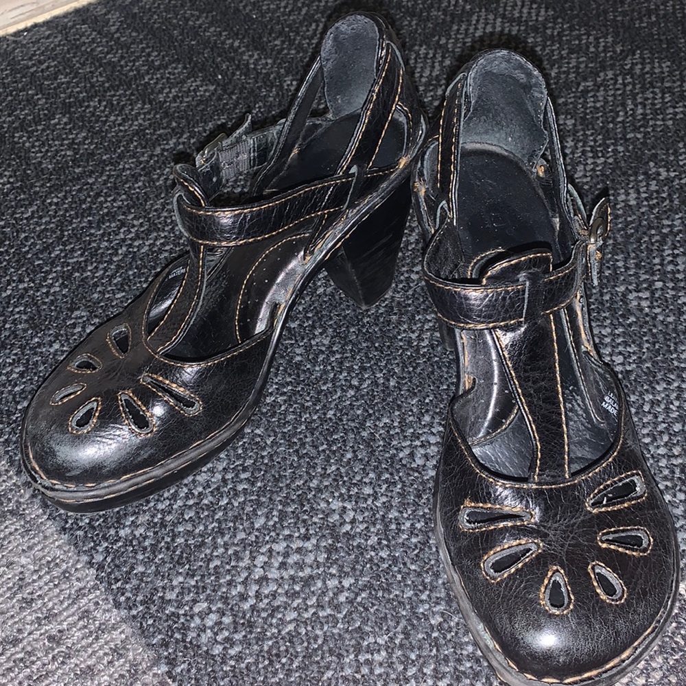 Born Charisma T Strap Platform Heel
